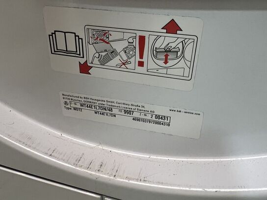 Tørretumbler SIEMENS WDT"