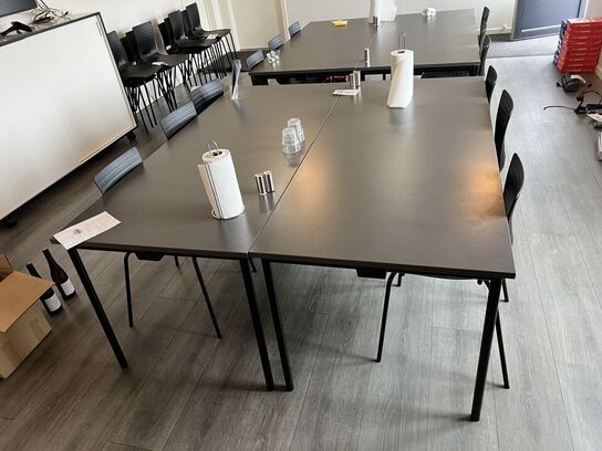 2 stk. konferenceborde HOLMRIS m. 6 stk. GROOVY stole