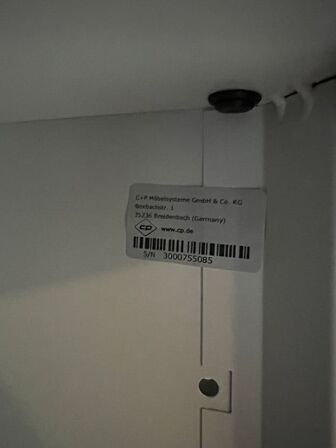 2 stk. omklædningsskabe C+P Möbelsysteme 160 cm bred pr. skab