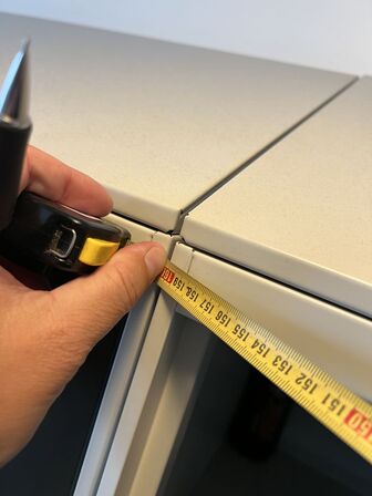 2 stk. omklædningsskabe C+P Möbelsysteme 160 cm bred pr. skab