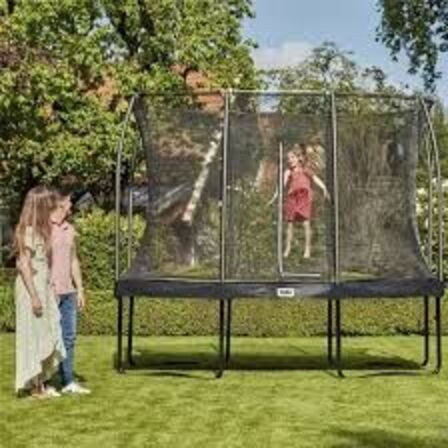 Salta Comfort Edition trampolin sort inkl. sikkerhedsnet Ø427 cm 