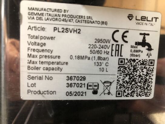 LELIT Guiletta Espressomaskine PL2SVH2 (MOMSFRI) 