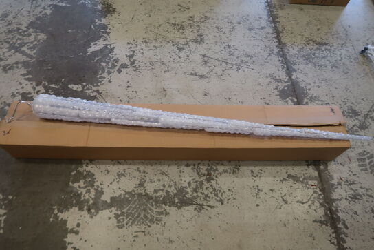 3 stk. Deko istapper - 140 cm 