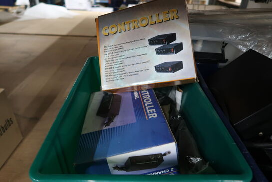 Kæmpe parti LED lyskæder m.m. 