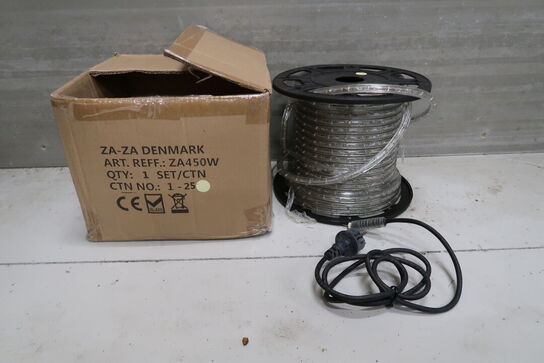 Rope Light, LED lysreb, 45 meter, 230V, Varm hvid