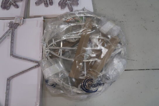 6 stk. ass. LED stjerner / snefnug