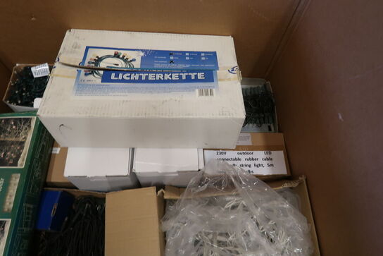 Kæmpe parti LED lyskæder m.m. 