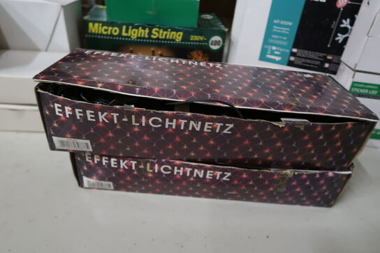 Kæmpe parti LED lyskæder m.m. 