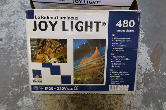 4 pk. Joy light LED lystæppe - 200 x 150 cm 