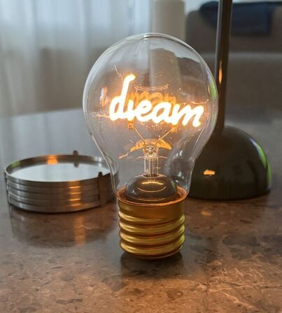 4 stk. DREAM LED genopladelig - trådløs pære