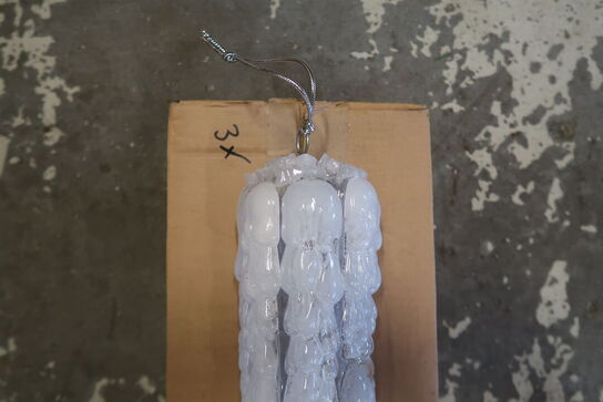 3 stk. Deko istapper - 140 cm 