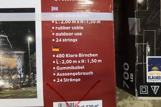 4 pk. Ass. LED lyskæder 