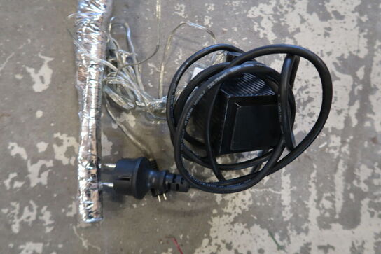 2 stk. LED juletræer - H 180 cm & 200 cm