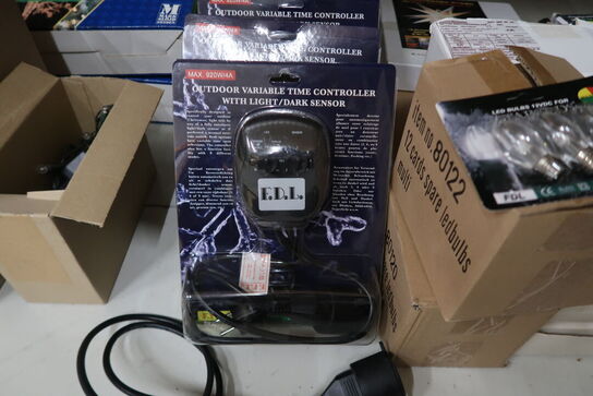 Kæmpe parti LED lyskæder m.m. 