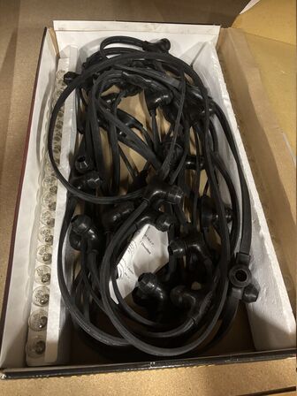 Blachere lyskæde med fladkabel - 13 meter, 35 pærer 