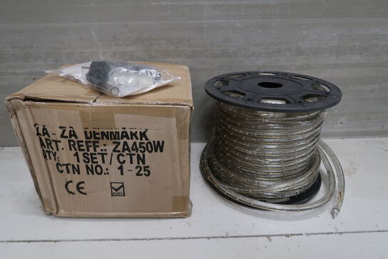 Rope Light, LED lysreb, 45 meter, 230V, Kold hvid