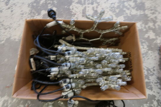 12 stk. LED Snefnug - 38 cm, Kold hvid