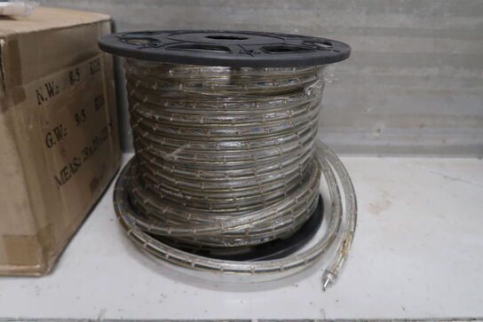 Rope Light, LED lysreb, 45 meter, 230V, Kold hvid