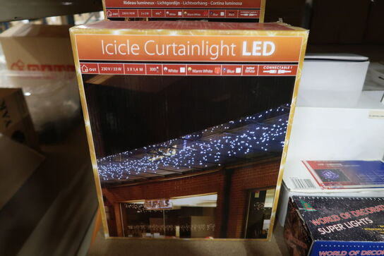 Kæmpe parti LED lyskæder m.m. 