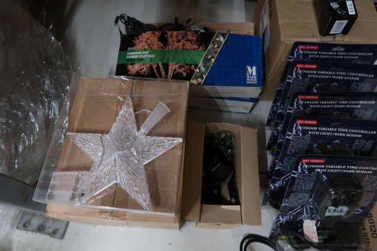 Kæmpe parti LED lyskæder m.m. 