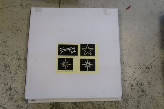 2 stk. LED stjerner - 80 cm 