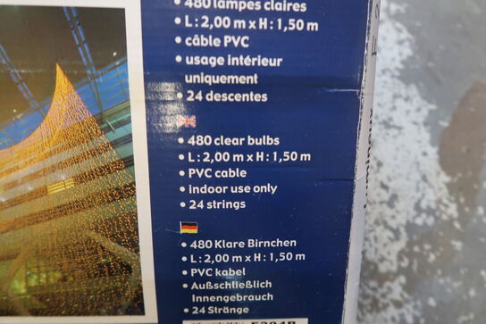 4 pk. Joy light LED lystæppe - 200 x 150 cm 