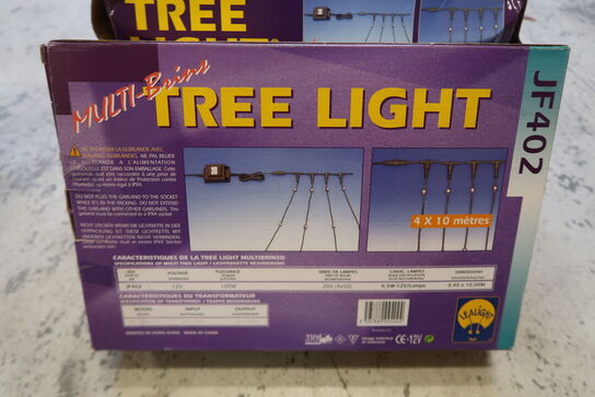 4 stk. Blachere lyskæde treelight - 4 X 10 meter, 200 dioder 