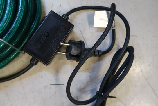 3 pk. Bee Rope Light, LED lysreb, 12 meter, 230V, Grøn