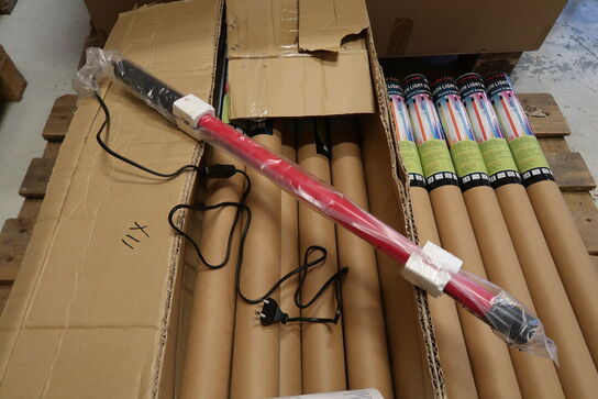 11 stk. Neon light stick - Rød, 74 cm 