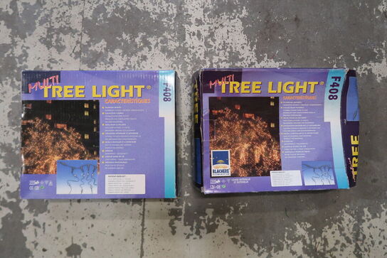 2 stk. Blachere lyskæde treelight - 10 meter, 400 dioder 