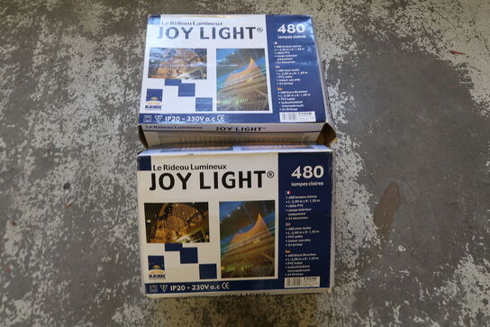 4 pk. Joy light LED lystæppe - 200 x 150 cm 