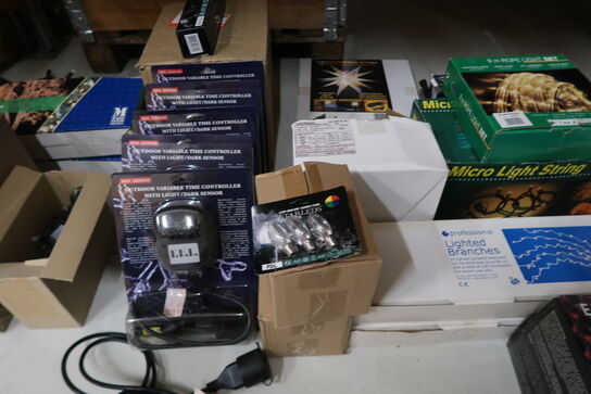 Kæmpe parti LED lyskæder m.m. 