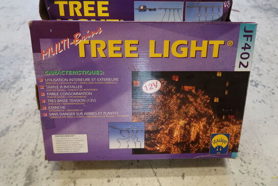 4 stk. Blachere lyskæde treelight - 4 X 10 meter, 200 dioder 