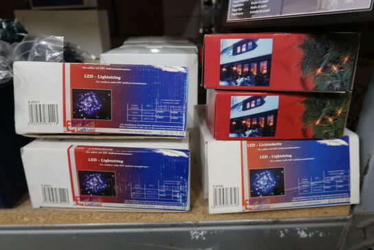 Kæmpe parti LED lyskæder m.m. 