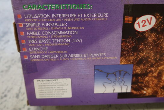 4 stk. Blachere lyskæde treelight - 4 X 10 meter, 200 dioder 