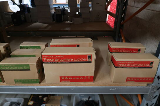 Kæmpe parti Blachere Professionel LED lyskæder, Lystæpper m.m. 