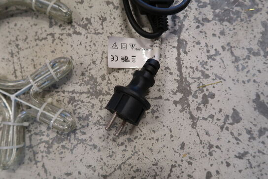 12 stk. LED Snefnug - 38 cm, Kold hvid