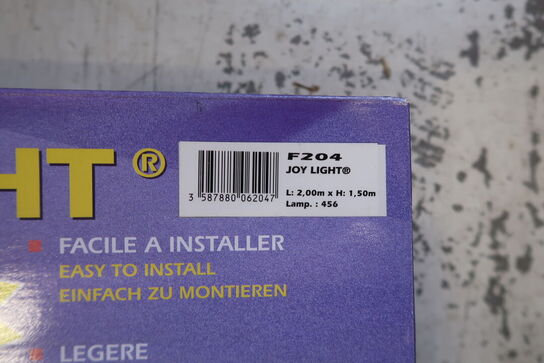 2 pk. Joy light LED lystæppe - 200 x 150 cm 