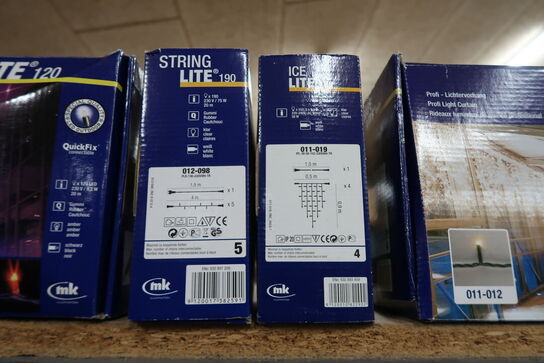 Kæmpe parti MK illumination Professionel LED lyskæder og tilbehør 