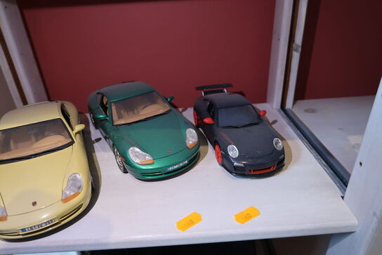 3 stk. legetøjsbiler