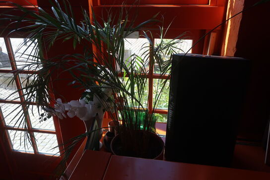 2 stk. kunstige planter i krukke