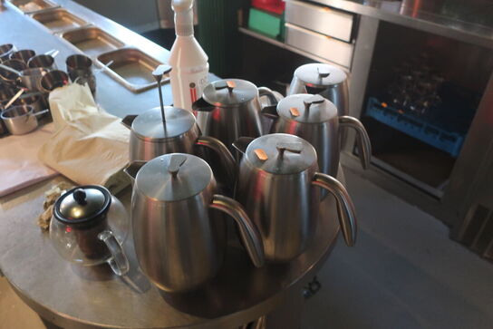 7 stk. kaffekander bl.a. BODUM