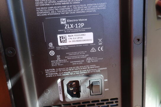 Højtaler ELECTRO-VOICE ZLX-12P
