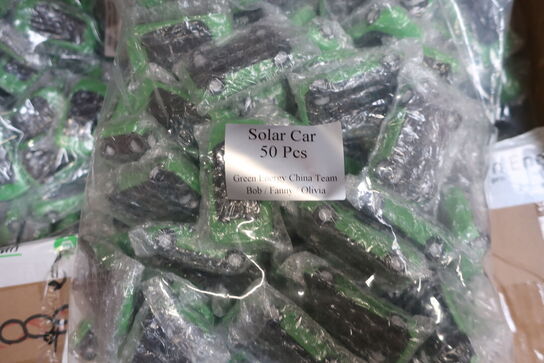 Palle med kuglepinde, solar cars m.m.