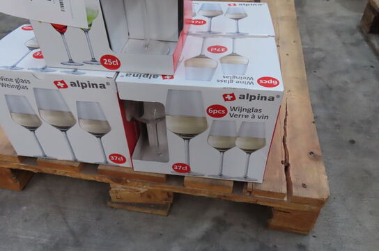 26 stk. Vinglas ALPINA