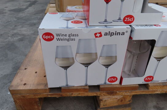 26 stk. Vinglas ALPINA