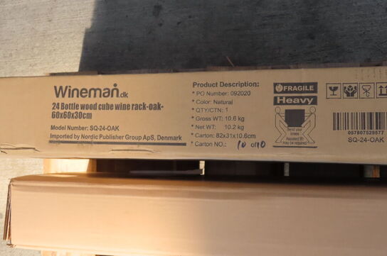 Vinkasse & vinreol