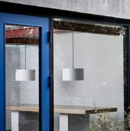 2 stk. frandsen friis og moltke fm 1954 pendel mat hvid 41 cm(ubrugt)