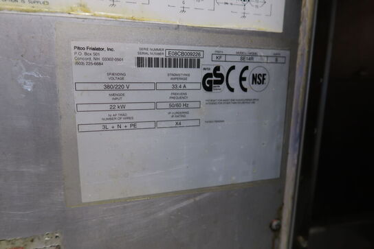 Dobbelt friture PITCO KF SE14R