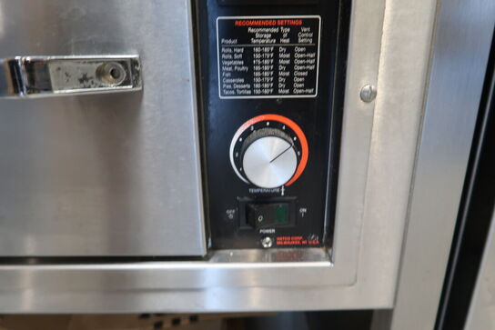 Rustfri stålbord med varmeskuffe HATCO Drawer warmer 